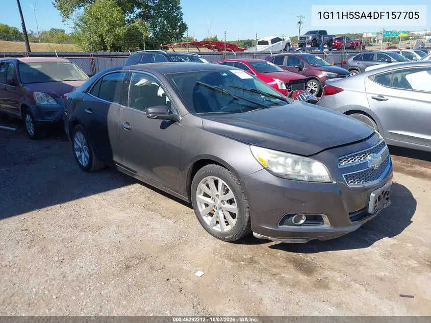 CHEVROLET MALIBU 2013, VIN 1G11H5SA4DF157705