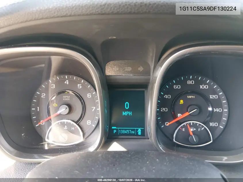 2013 CHEVROLET MALIBU VIN 1G11C5SA9DF130224 — фото 7
