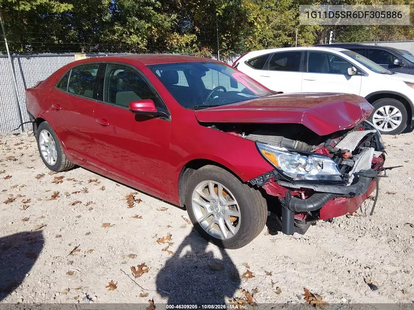 CHEVROLET MALIBU 2013, VIN 1G11D5SR6DF305886