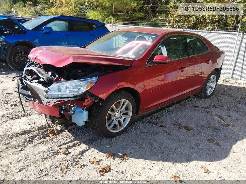 2013 CHEVROLET MALIBU VIN 1G11D5SR6DF305886 — фото 2
