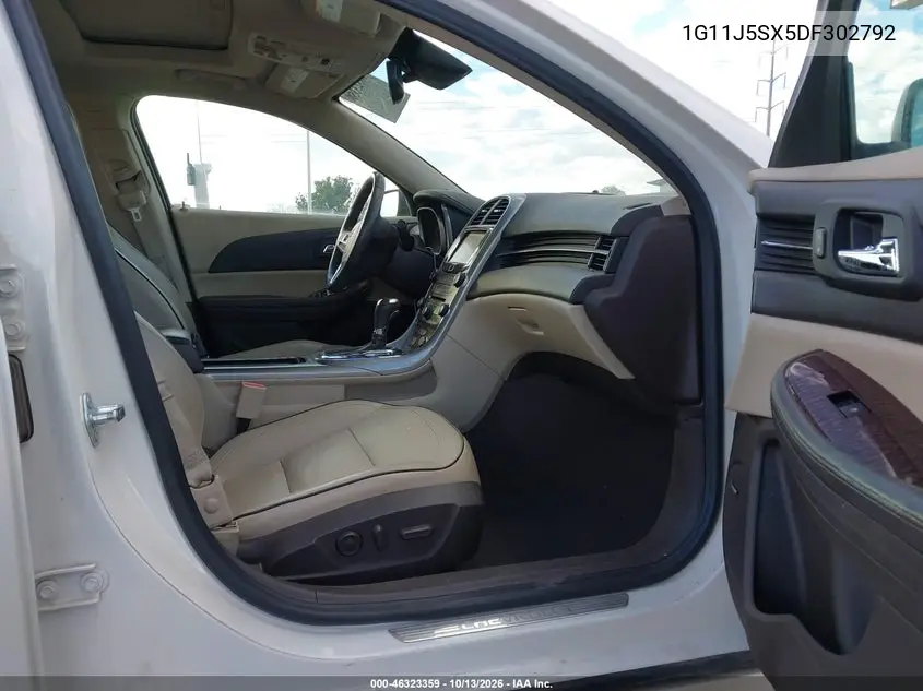 2013 CHEVROLET MALIBU VIN 1G11J5SX5DF302792 — фото 5