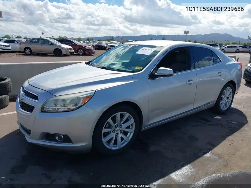 2013 CHEVROLET MALIBU VIN 1G11E5SA8DF239686 — фото 2