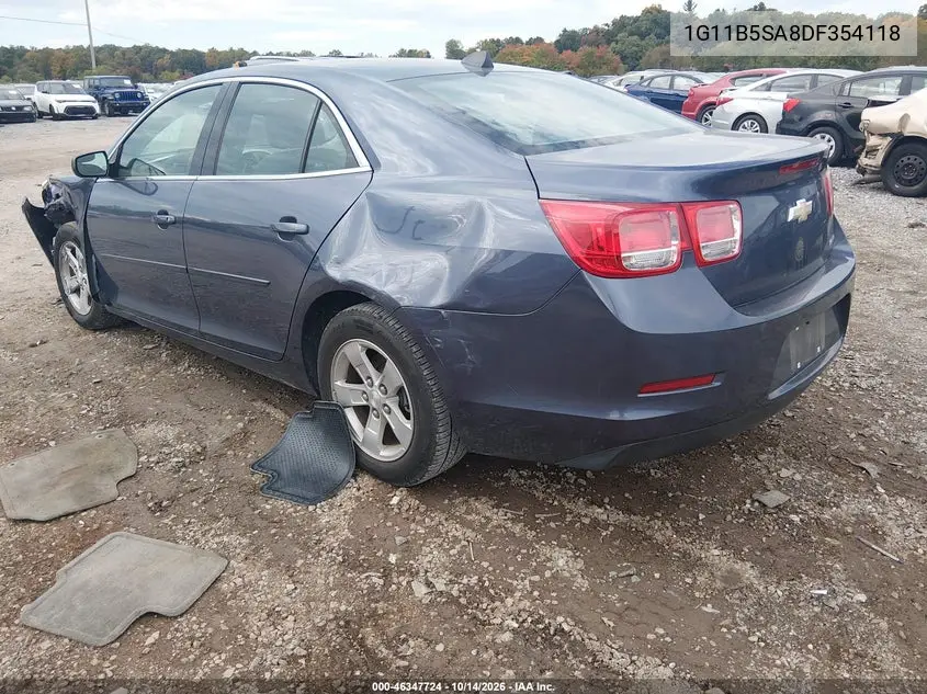 2013 CHEVROLET MALIBU VIN 1G11B5SA8DF354118 — фото 3