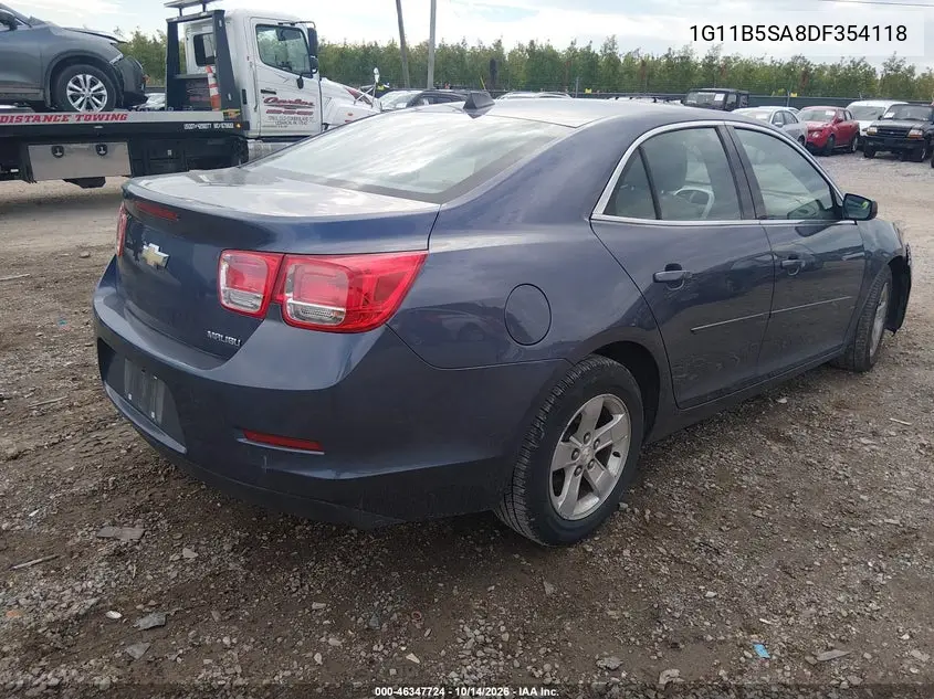 2013 CHEVROLET MALIBU VIN 1G11B5SA8DF354118 — фото 4