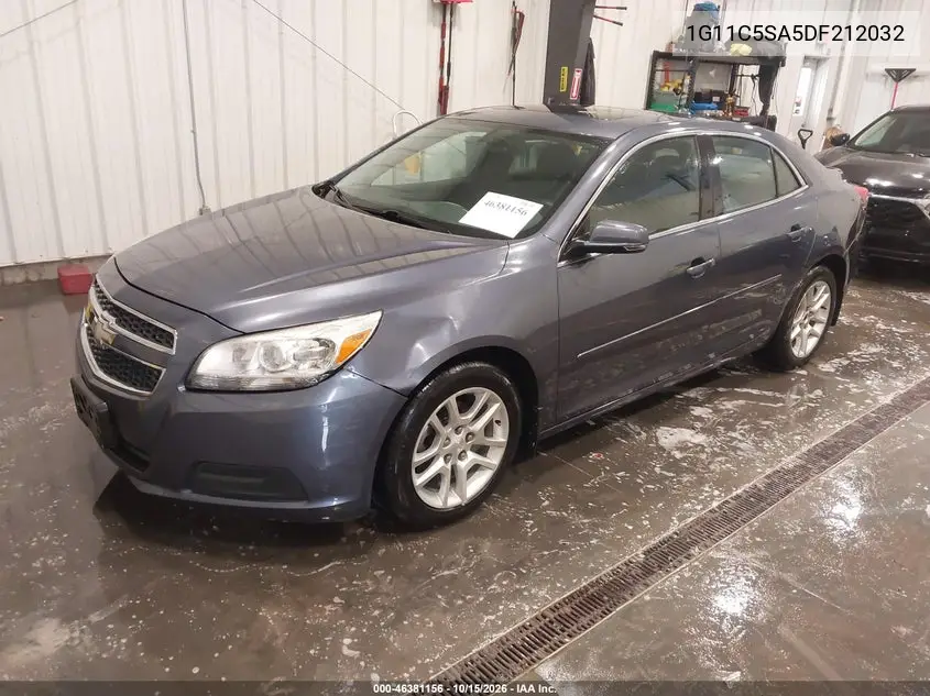 2013 CHEVROLET MALIBU VIN 1G11C5SA5DF212032 — фото 2