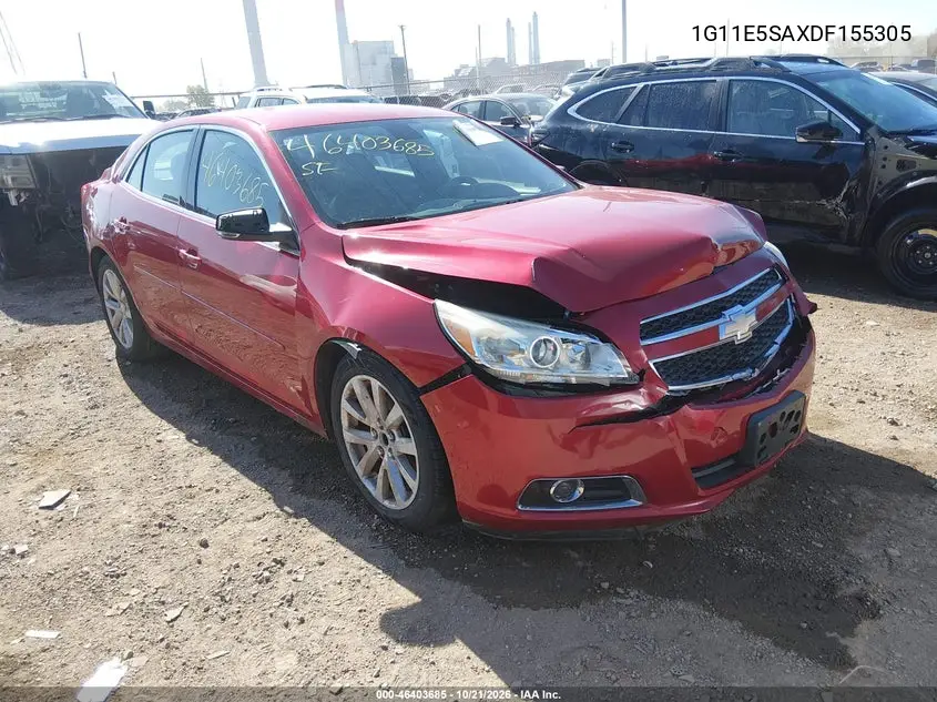 CHEVROLET MALIBU 2013, VIN 1G11E5SAXDF155305
