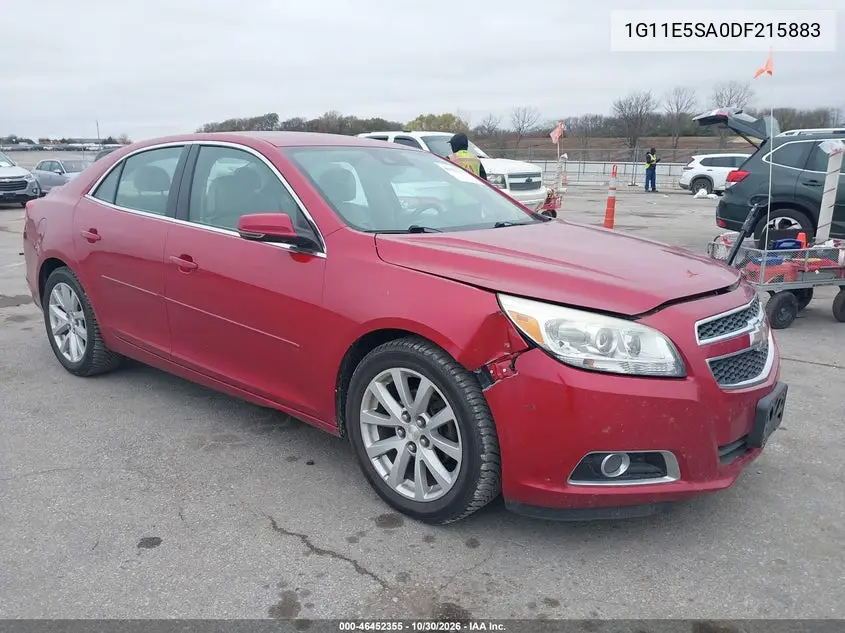 CHEVROLET MALIBU 2013, VIN 1G11E5SA0DF215883