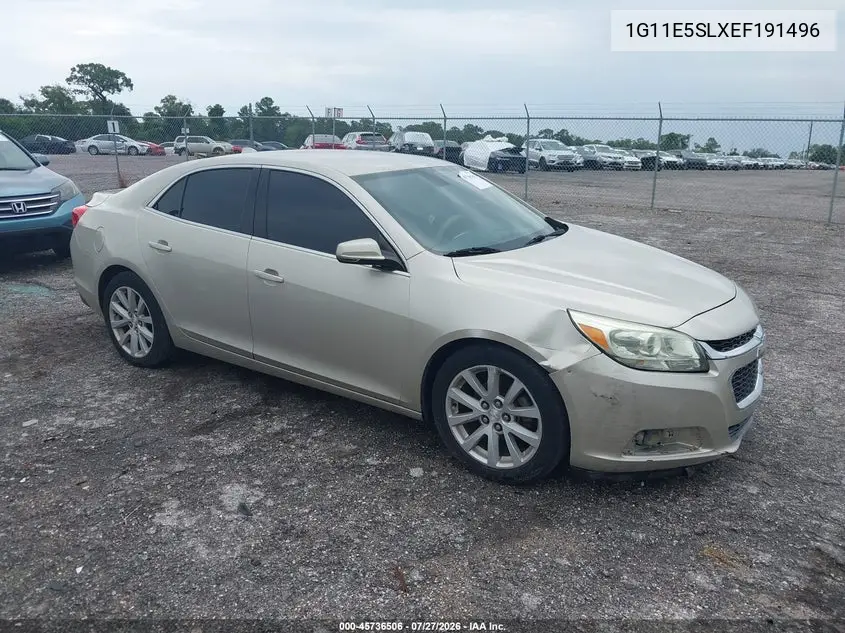 CHEVROLET MALIBU 2014, VIN 1G11E5SLXEF191496