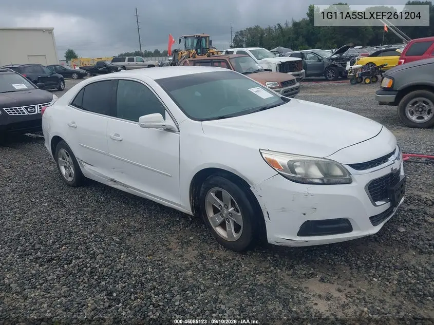 CHEVROLET MALIBU 2014, VIN 1G11A5SLXEF261204