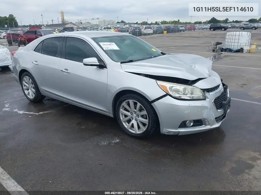 CHEVROLET MALIBU 2014, VIN 1G11H5SL5EF114610