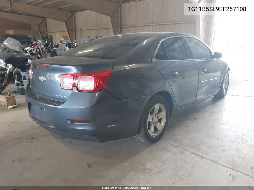 2014 CHEVROLET MALIBU VIN 1G11B5SL9EF257108 — фото 4