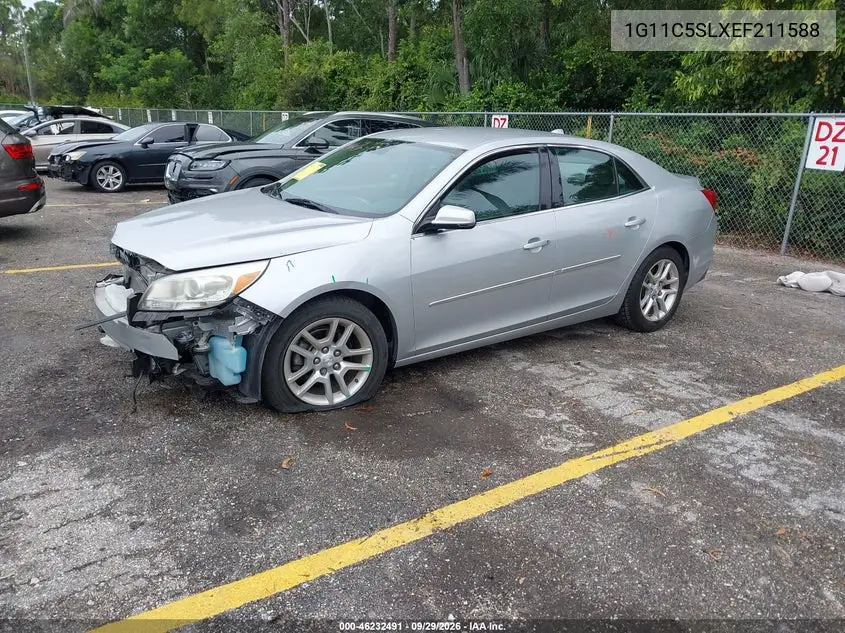 2014 CHEVROLET MALIBU VIN 1G11C5SLXEF211588 — фото 2