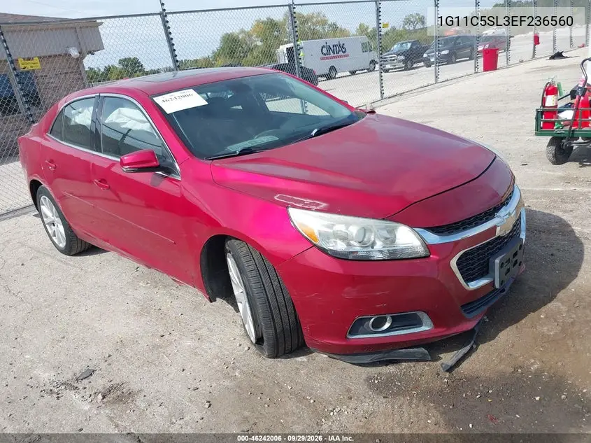 CHEVROLET MALIBU 2014, VIN 1G11C5SL3EF236560