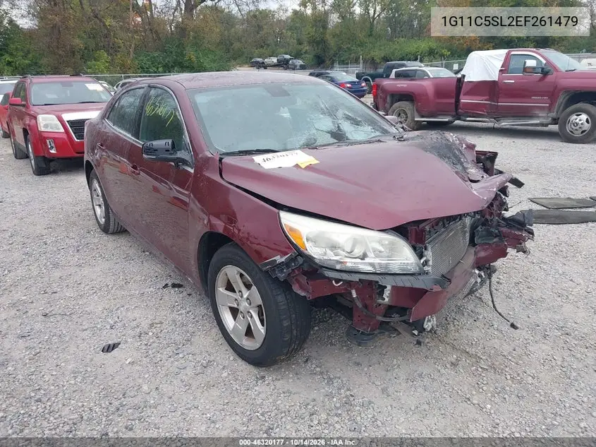 CHEVROLET MALIBU 2014, VIN 1G11C5SL2EF261479