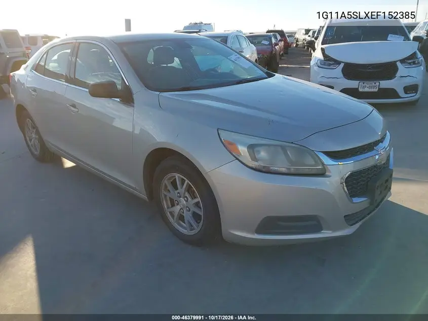 CHEVROLET MALIBU 2014, VIN 1G11A5SLXEF152385