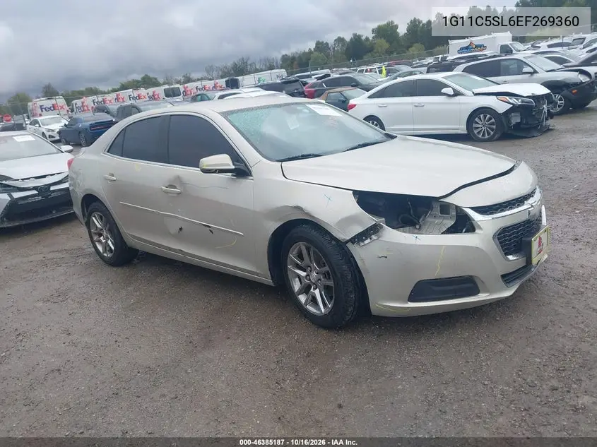 CHEVROLET MALIBU 2014, VIN 1G11C5SL6EF269360