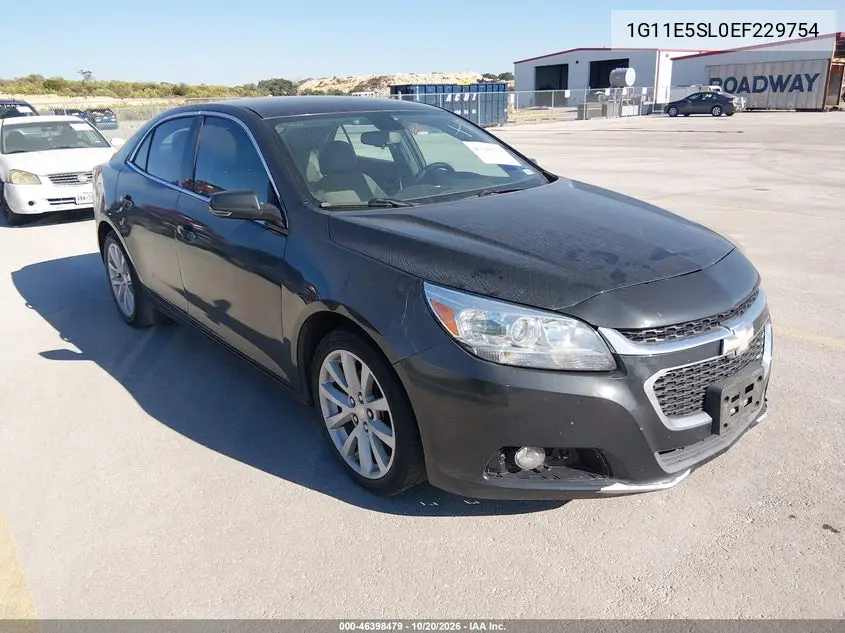 CHEVROLET MALIBU 2014, VIN 1G11E5SL0EF229754