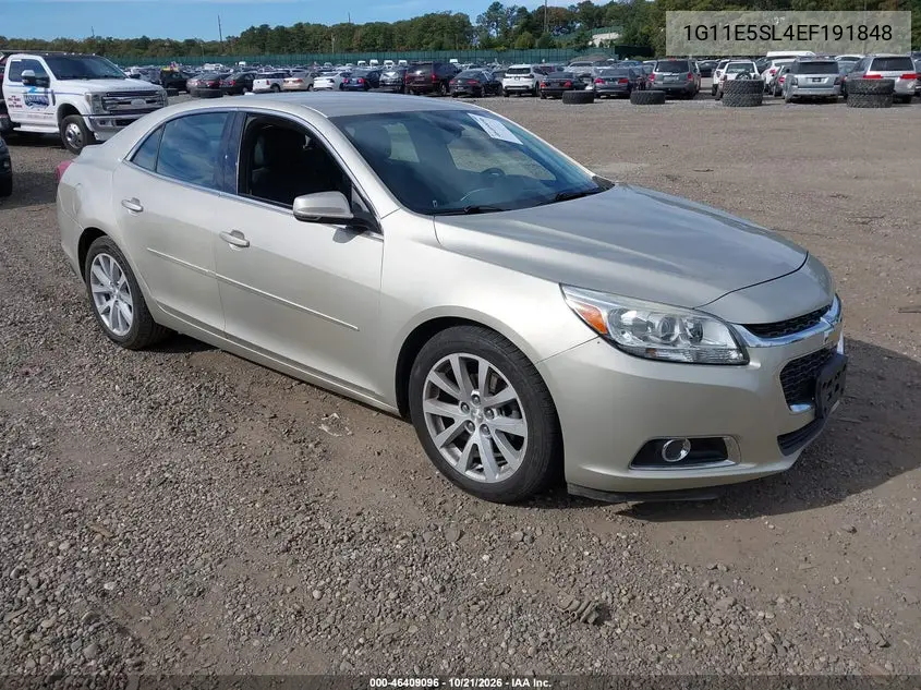CHEVROLET MALIBU 2014, VIN 1G11E5SL4EF191848