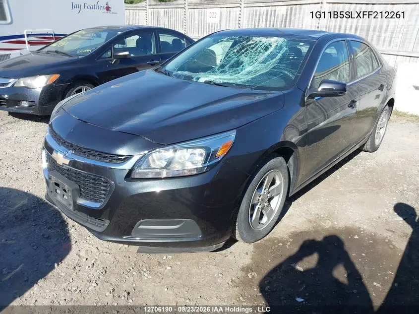 2015 CHEVROLET MALIBU VIN 1G11B5SLXFF212261 — фото 2