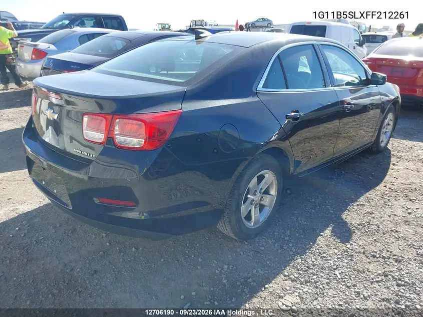 2015 CHEVROLET MALIBU VIN 1G11B5SLXFF212261 — фото 4