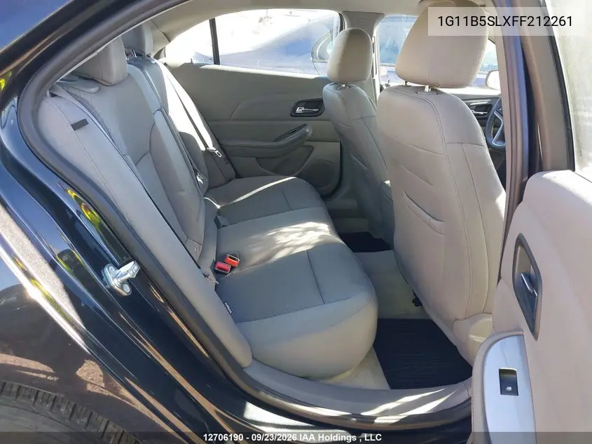 2015 CHEVROLET MALIBU VIN 1G11B5SLXFF212261 — фото 8