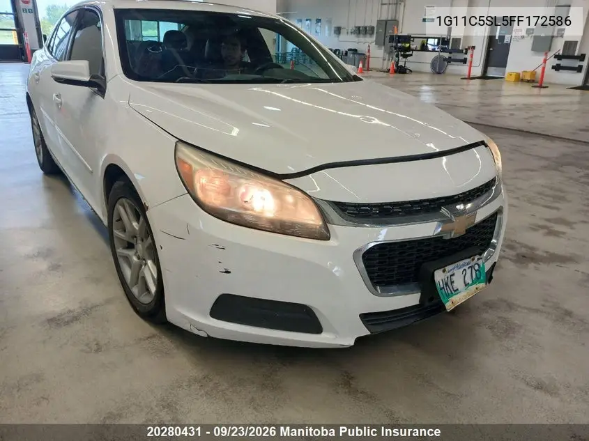 CHEVROLET MALIBU 2015, VIN 1G11C5SL5FF172586