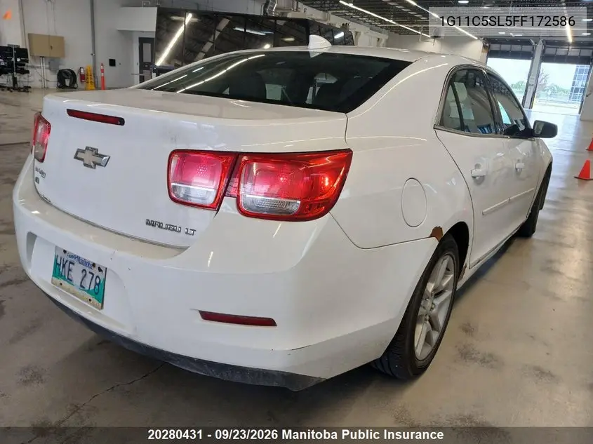 2015 CHEVROLET MALIBU VIN 1G11C5SL5FF172586 — фото 3