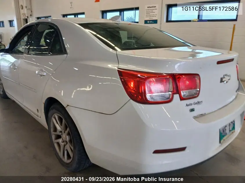 2015 CHEVROLET MALIBU VIN 1G11C5SL5FF172586 — фото 4