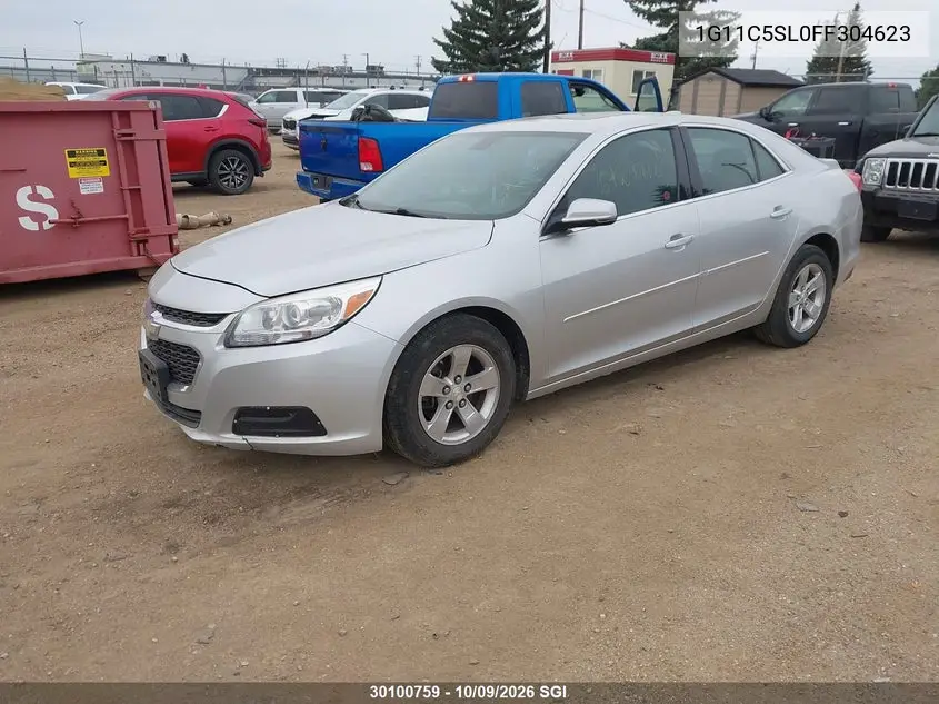 2015 CHEVROLET MALIBU VIN 1G11C5SL0FF304623 — фото 2