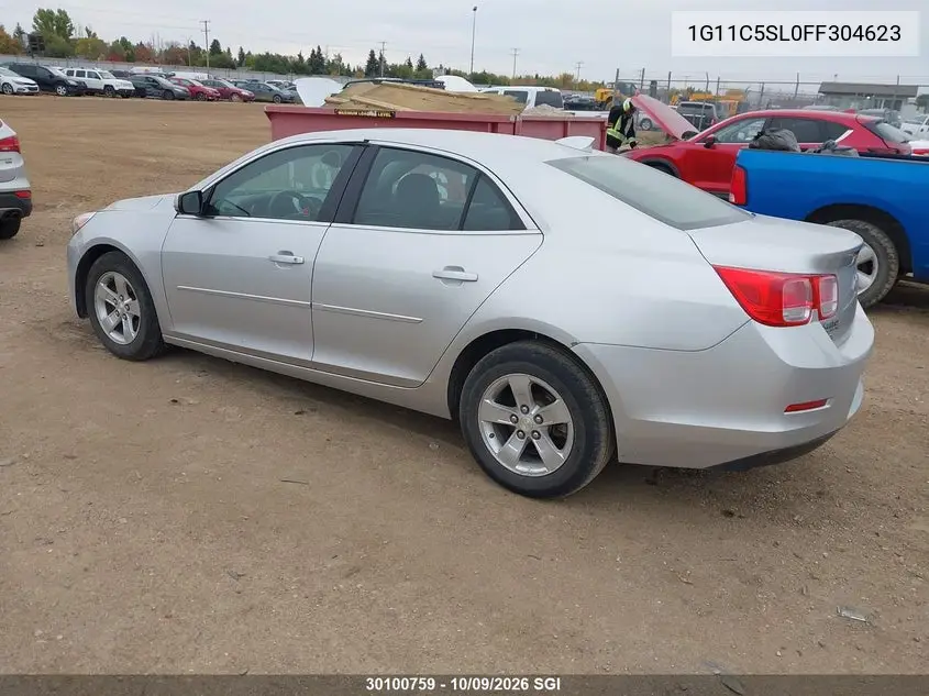2015 CHEVROLET MALIBU VIN 1G11C5SL0FF304623 — фото 3