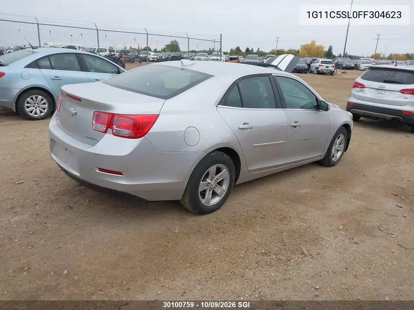 2015 CHEVROLET MALIBU VIN 1G11C5SL0FF304623 — фото 4