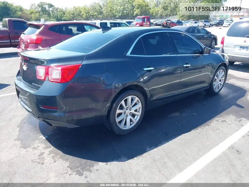 2015 CHEVROLET MALIBU VIN 1G11F5SL3FF171959 — фото 4