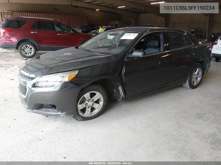 2015 CHEVROLET MALIBU VIN 1G11C5SL9FF190234 — фото 2