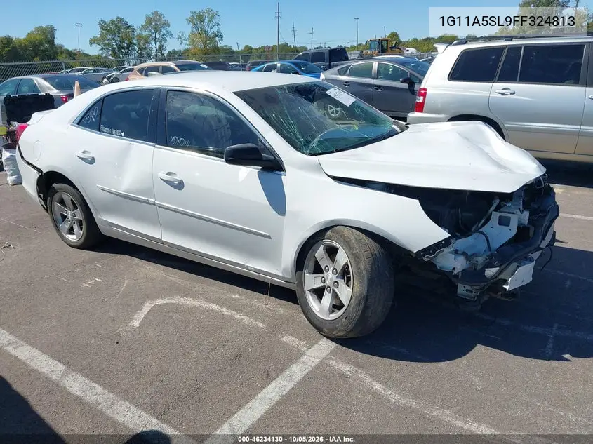 CHEVROLET MALIBU 2015, VIN 1G11A5SL9FF324813
