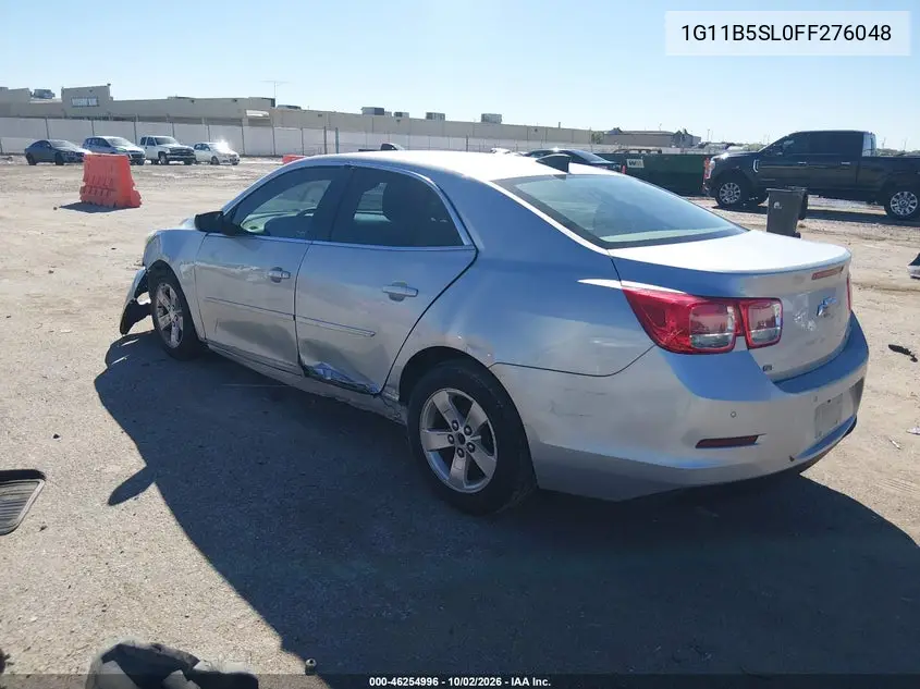 2015 CHEVROLET MALIBU VIN 1G11B5SL0FF276048 — фото 3