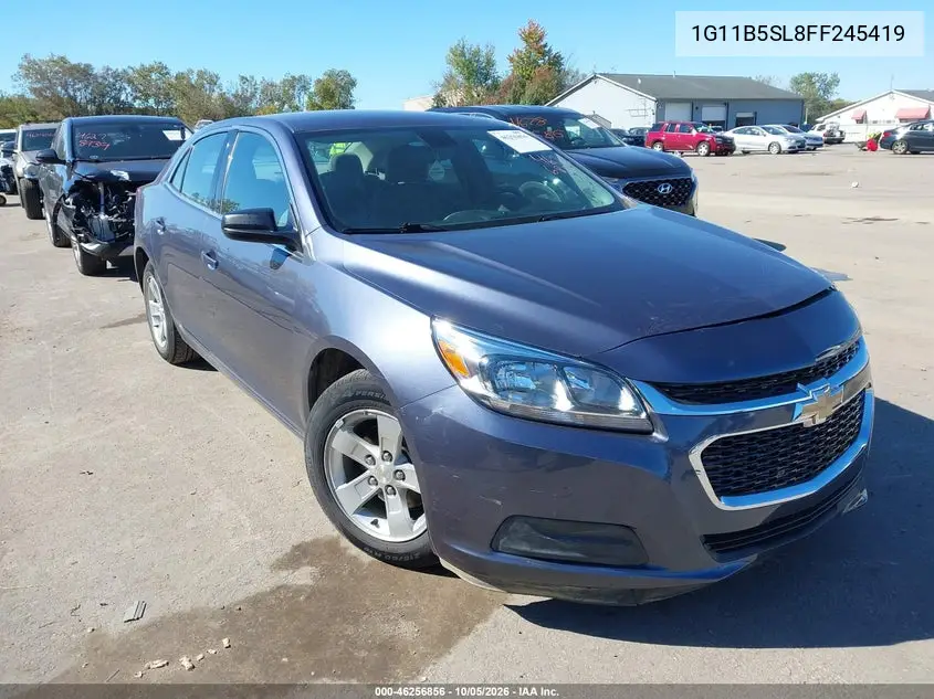 CHEVROLET MALIBU 2015, VIN 1G11B5SL8FF245419