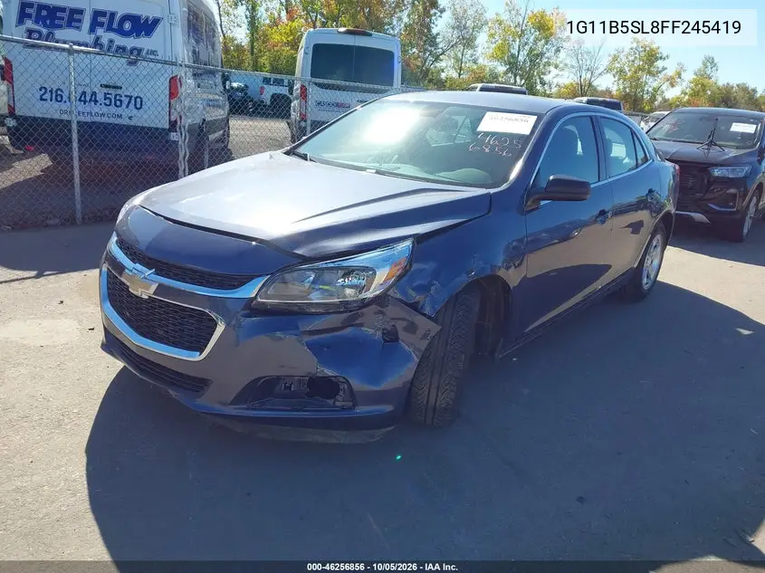2015 CHEVROLET MALIBU VIN 1G11B5SL8FF245419 — фото 2