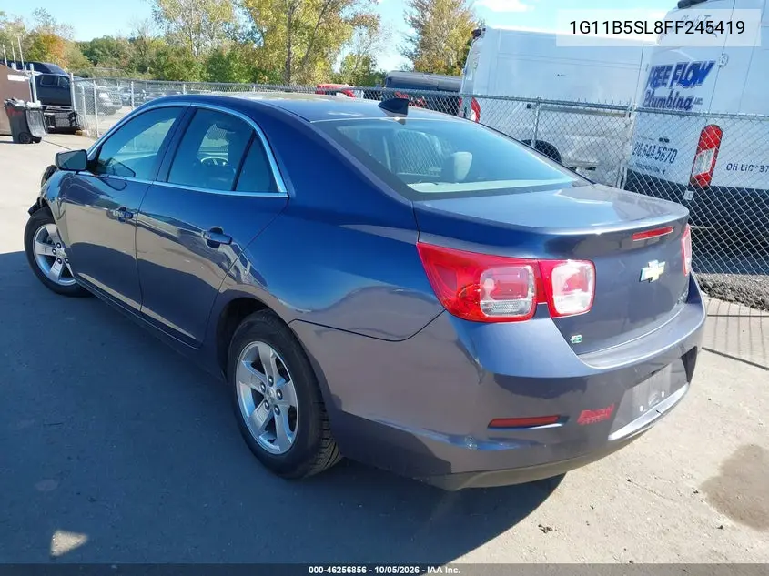 2015 CHEVROLET MALIBU VIN 1G11B5SL8FF245419 — фото 3
