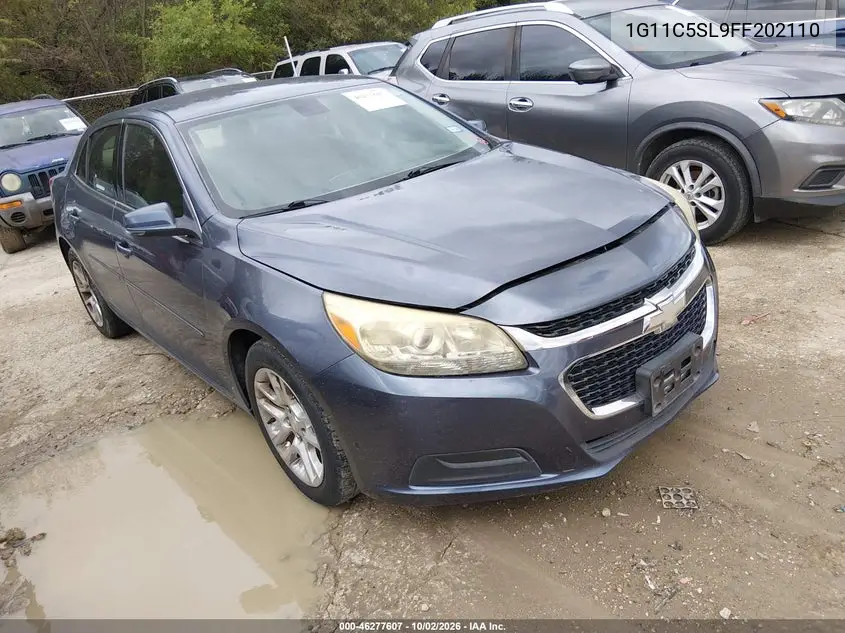CHEVROLET MALIBU 2015, VIN 1G11C5SL9FF202110