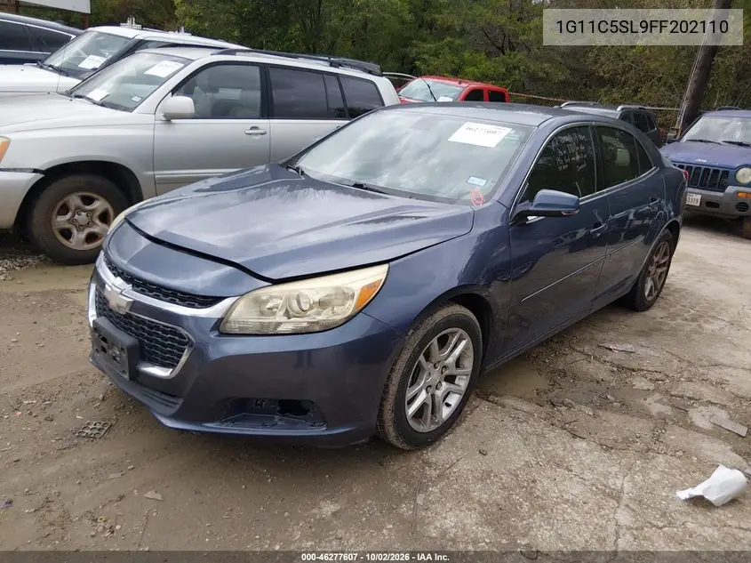 2015 CHEVROLET MALIBU VIN 1G11C5SL9FF202110 — фото 2