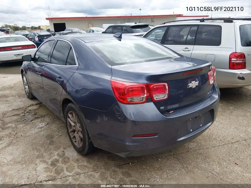 2015 CHEVROLET MALIBU VIN 1G11C5SL9FF202110 — фото 3
