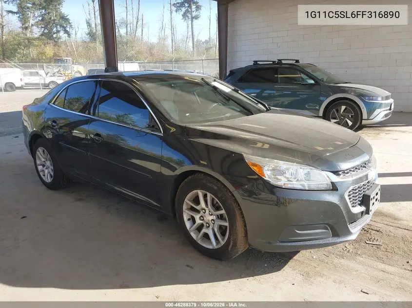 CHEVROLET MALIBU 2015, VIN 1G11C5SL6FF316890