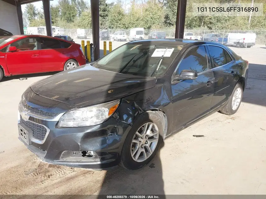 2015 CHEVROLET MALIBU VIN 1G11C5SL6FF316890 — фото 2