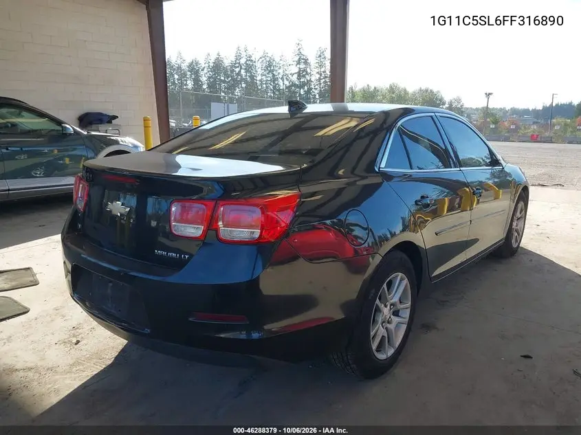 2015 CHEVROLET MALIBU VIN 1G11C5SL6FF316890 — фото 4