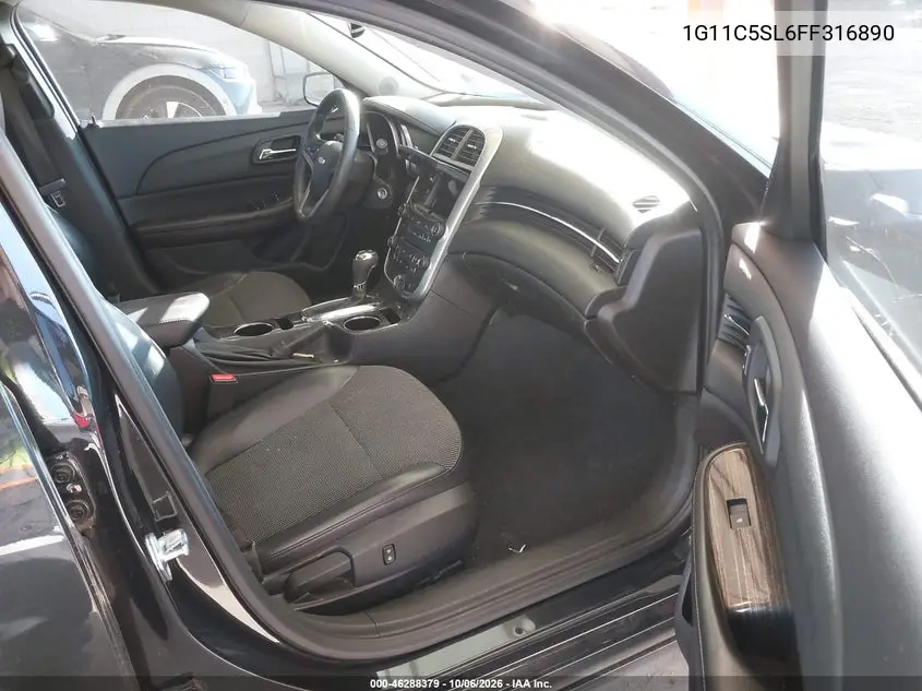 2015 CHEVROLET MALIBU VIN 1G11C5SL6FF316890 — фото 5