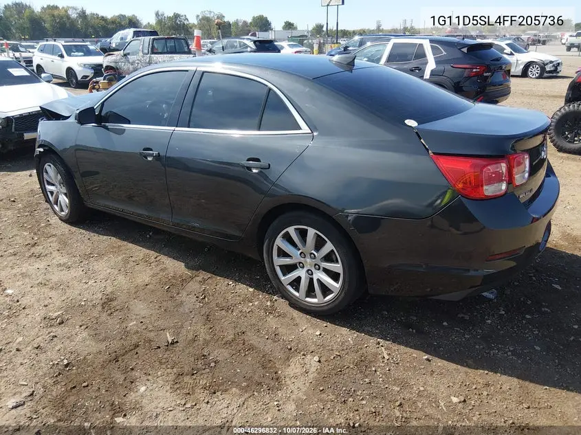 2015 CHEVROLET MALIBU VIN 1G11D5SL4FF205736 — фото 3