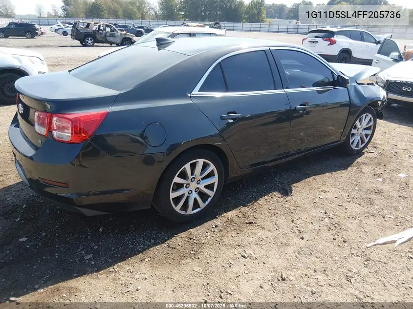 2015 CHEVROLET MALIBU VIN 1G11D5SL4FF205736 — фото 4