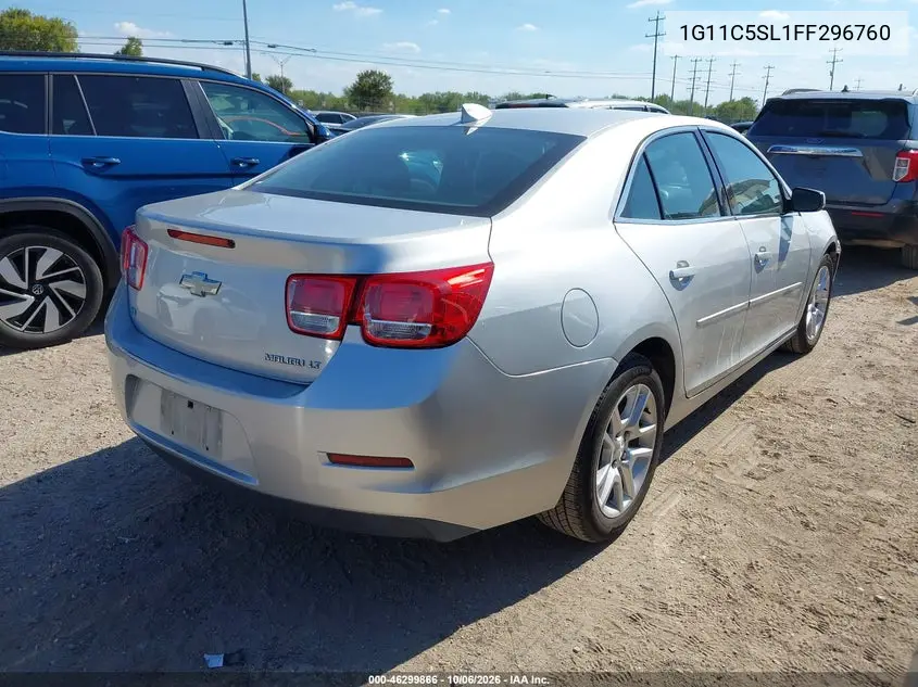 2015 CHEVROLET MALIBU VIN 1G11C5SL1FF296760 — фото 4