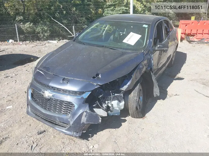 2015 CHEVROLET MALIBU VIN 1G11C5SL4FF118051 — фото 2