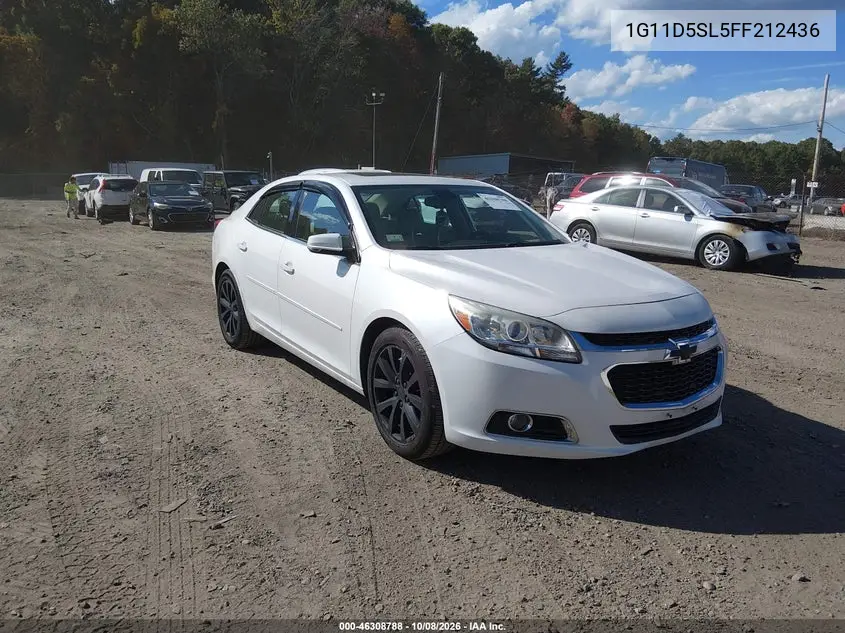 CHEVROLET MALIBU 2015, VIN 1G11D5SL5FF212436